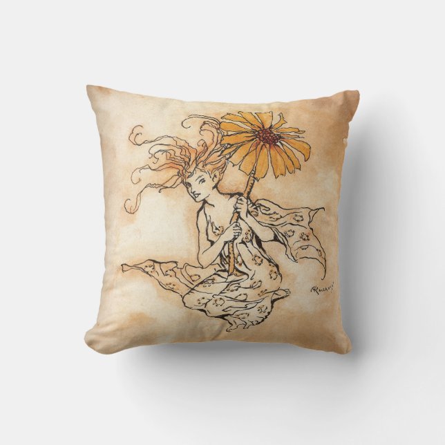 La fée de la marguerite - Coussin (Recto)