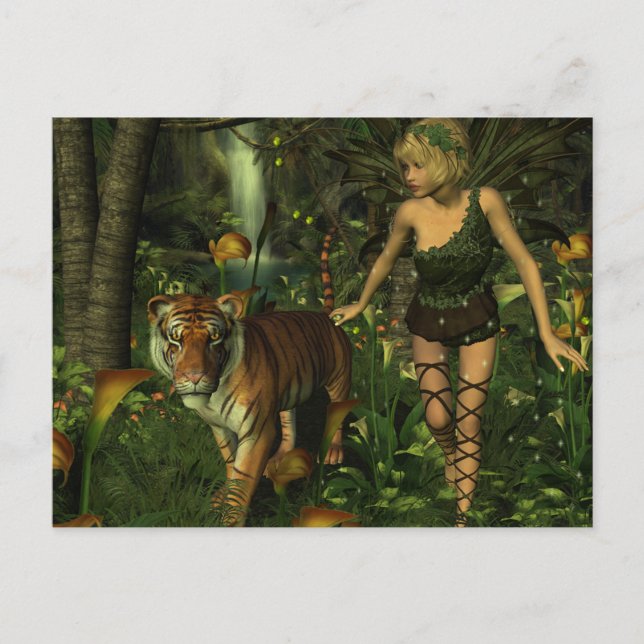 La Fée et la carte postale du tigre (Devant)