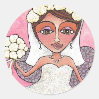 La fée et les roses nuptiales - autocollants