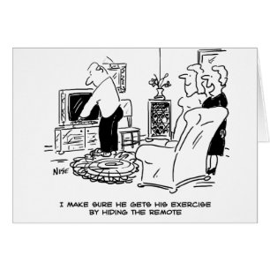La femme cache la télécommande