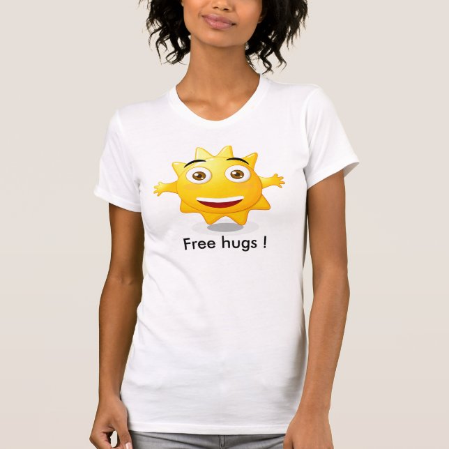 La femme de T-shirt libèrent des étreintes ! (Devant)