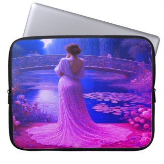 La femme élégante est le sac électronique Purple R