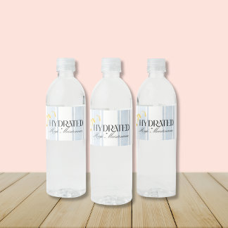 La Femme Lotus-Lemon thème étiquette bouteille d'e