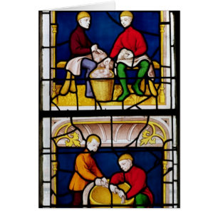 La fenêtre du négociant de tissu