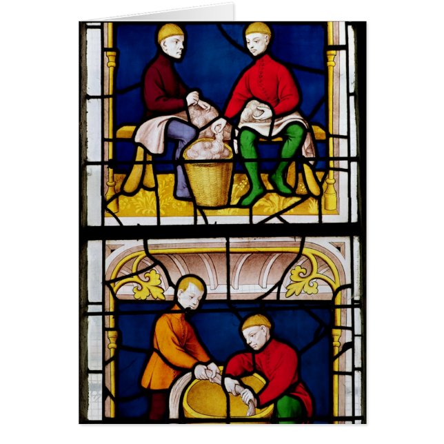 La fenêtre du négociant de tissu (Devant)