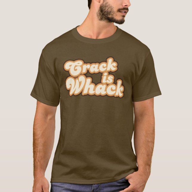 La fente est battent le T-shirt (Devant)