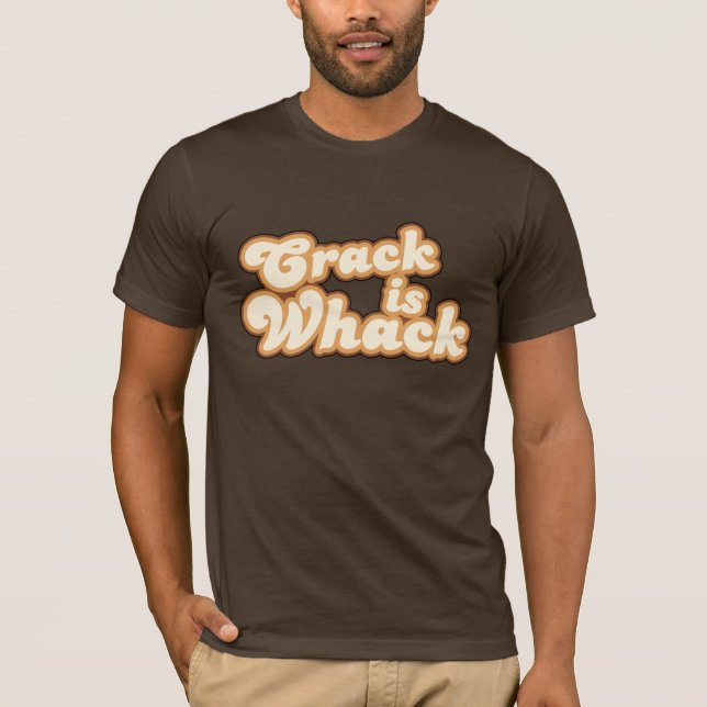 La fente est battent le T-shirt (Devant)