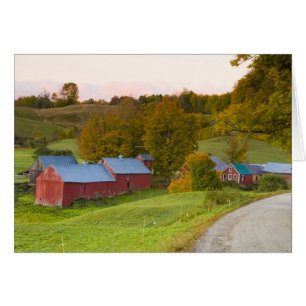 La ferme de Jenne dans Woodstock, Vermont. Chute