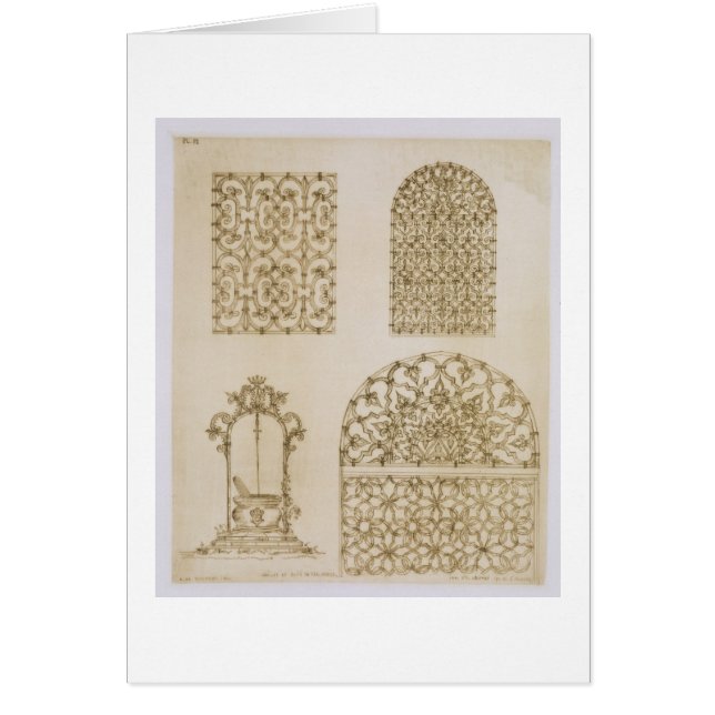 La ferronnerie islamique grille pour des fenêtres (Devant)