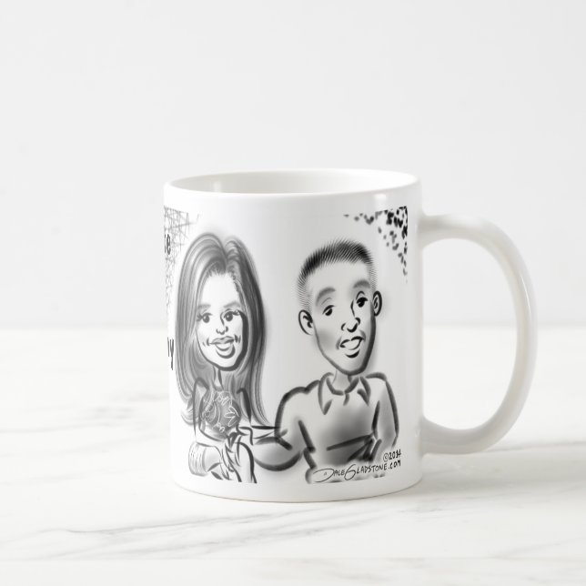 La Fête de la mariée Caricatures la tasse 2014a (Droite)