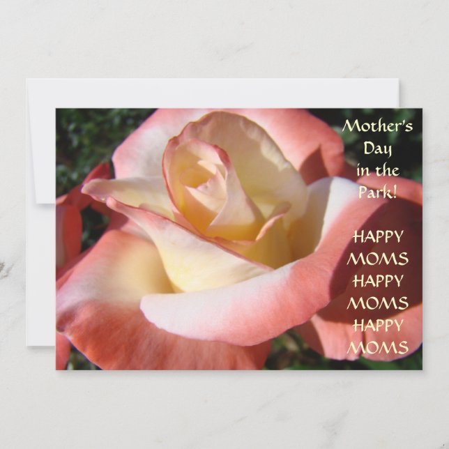 La fête des mères dans le parc ! Invitations à la  (Devant)