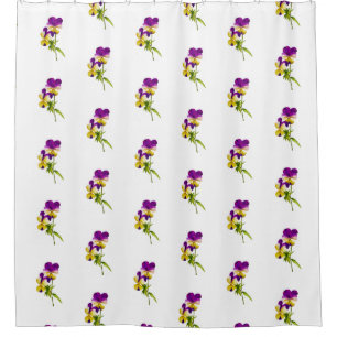 "La fête du Pansy" sur un rideau de douche (I)