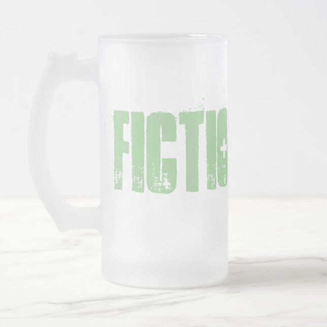 la fiction poursuit la tasse de bière (Gauche)