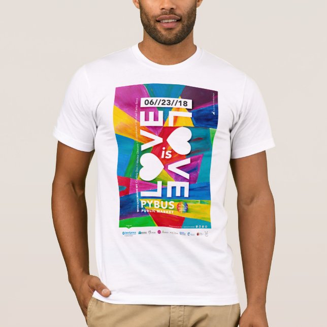 La fierté 2018 de Wenatchee commémorent le T-shirt (Devant)