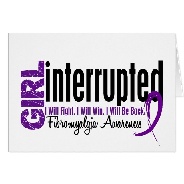 La fille a interrompu 1 fibromyalgie (Devant horizontal)