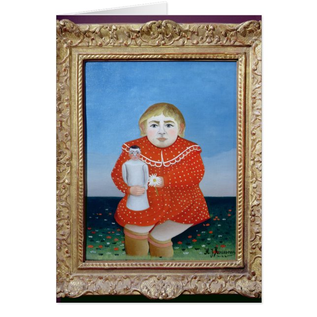 La fille avec une poupée, un c.1892 ou un (Devant)