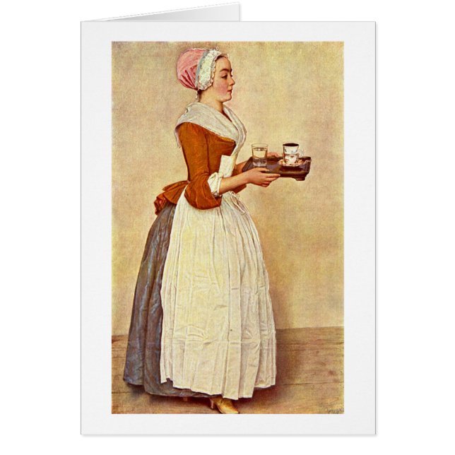 La fille de chocolat par Jean-Etienne Liotard (Devant)