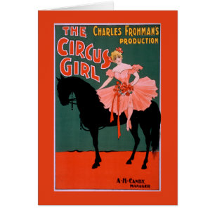 La fille de cirque - femme sur le Theatrical de