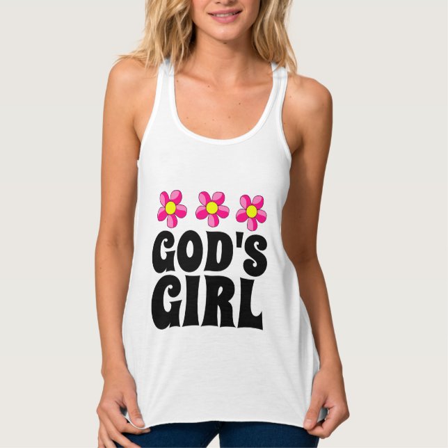 LA FILLE DE DIEU T-SHIRTS CHRÉTIENS (Devant)