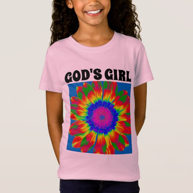 LA FILLE DE DIEU TIE DYE T-SHIRTS (Devant)
