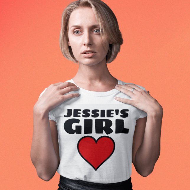 LA FILLE DE JESSIE VINTAGE T-SHIRTS DES ANNÉES 198 (Créateur téléchargé)