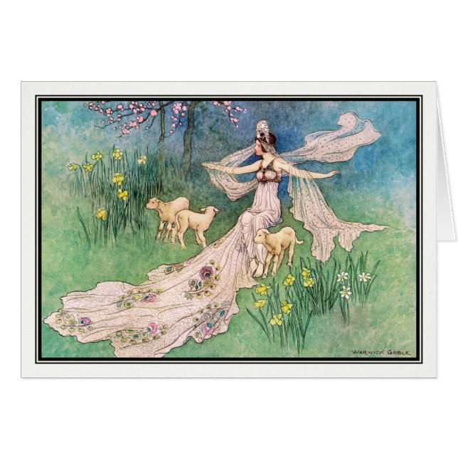 La fille du bûcheron par Warwick Goble (Devant horizontal)