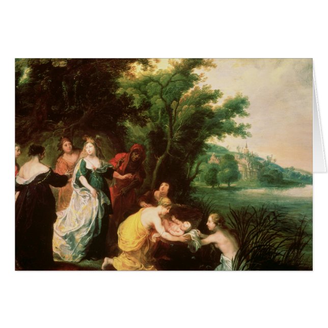 La fille du pharaon découvrant Moïse (Devant horizontal)