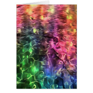 La fin de l'art abstrait bizarre de l'arc-en-ciel