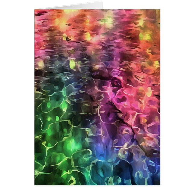La fin de l'art abstrait bizarre de l'arc-en-ciel (Devant)