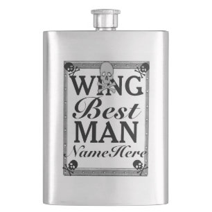 La Fiole Cadeau Best Man ! De Groom ! Ajouter un n