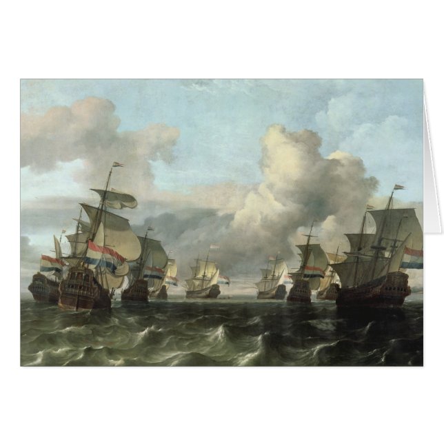 La flotte néerlandaise de la compagnie de l'Inde, (Devant horizontal)