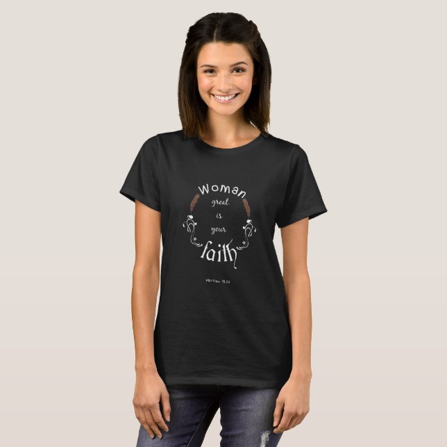 La foi a basé le T-shirts (Devant entier)