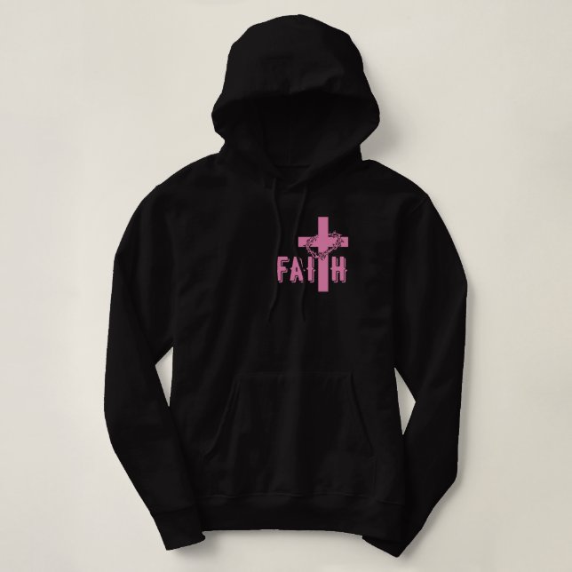 La foi croise les chemises religieuses sweat - shi (Design devant)