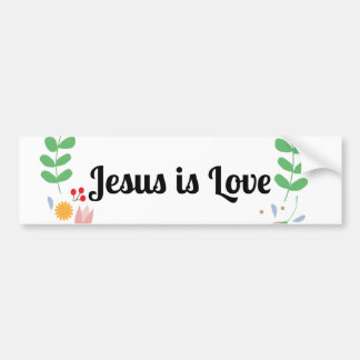La foi et l'espoir Jésus est un Sticker de pare-ch