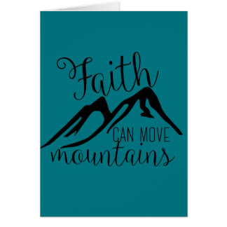 la foi peut déplacer des montagnes