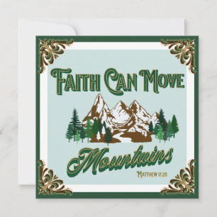 La foi peut déplacer les montagnes