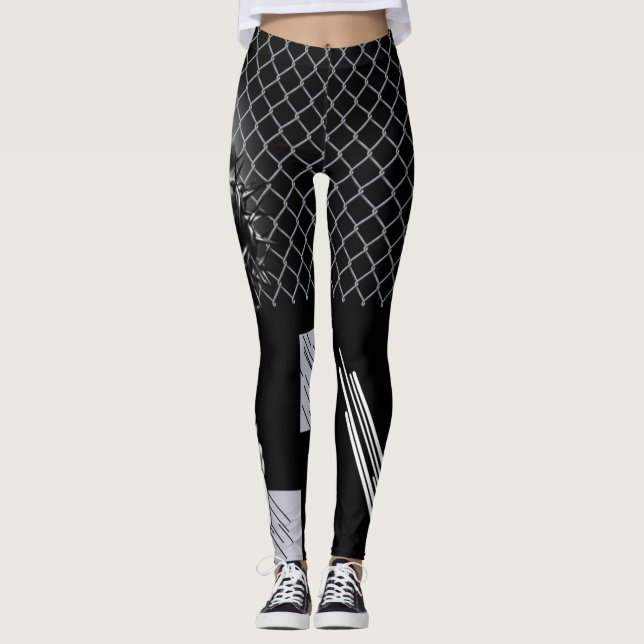 La foi sur la peur - Force divine Leggings (Devant)
