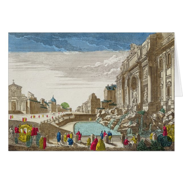 La fontaine de TREVI, Rome (Devant horizontal)