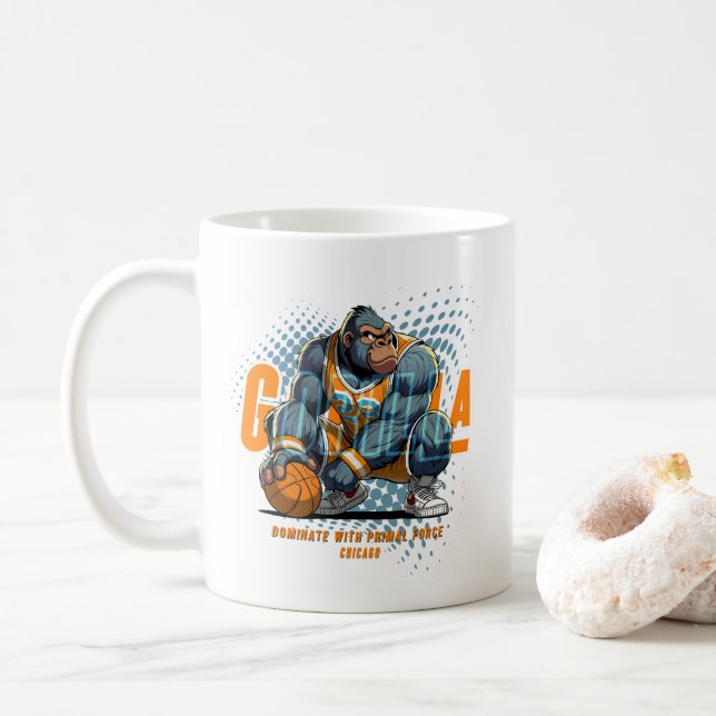 La force primaire du basket-ball | 11# Mug classiq (Avec donut)