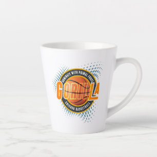 La force primaire du basket-ball   Tasse latte