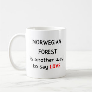 la forêt norvégienne aime la tasse de café