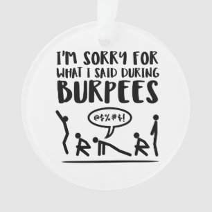 La forme physique désolée a indiqué Burpees