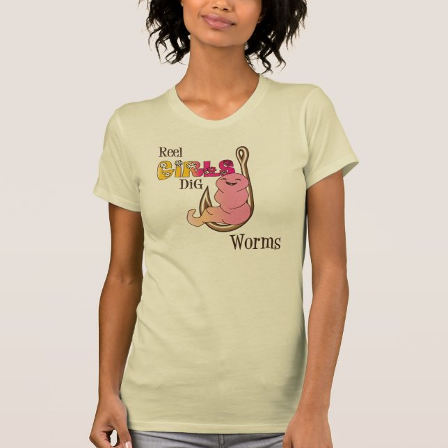 La fouille de filles de bobine Worms le T-shirt (Devant)