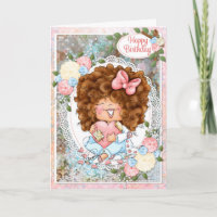 La fouille gribouille la carte d'anniversaire