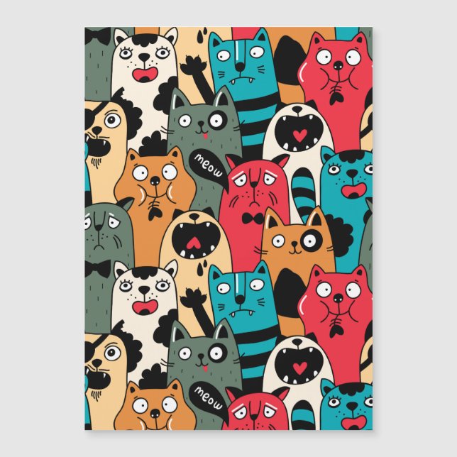 La foule des chats (Devant)