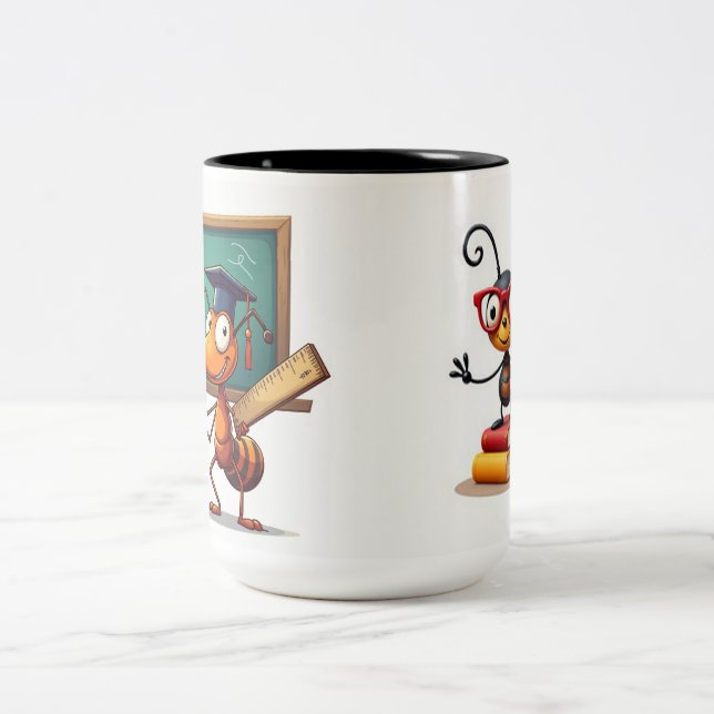 La fourmi caricaturale de Mug (Centre)