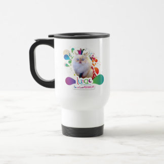 La fourrure de robe impressionnent la tasse de