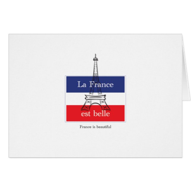 La France est belle (Devant horizontal)