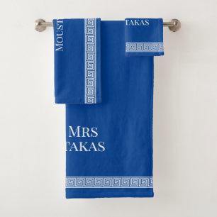 La frontière de méandre de clé de M. et de Mme