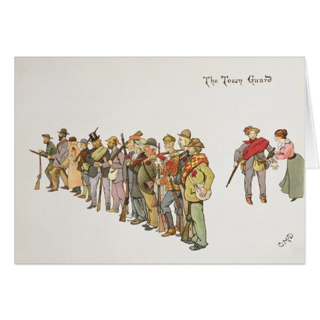 La garde de ville du ligueur de Ladysmith (Devant horizontal)